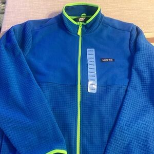 Lands end men’s zip jacket size large